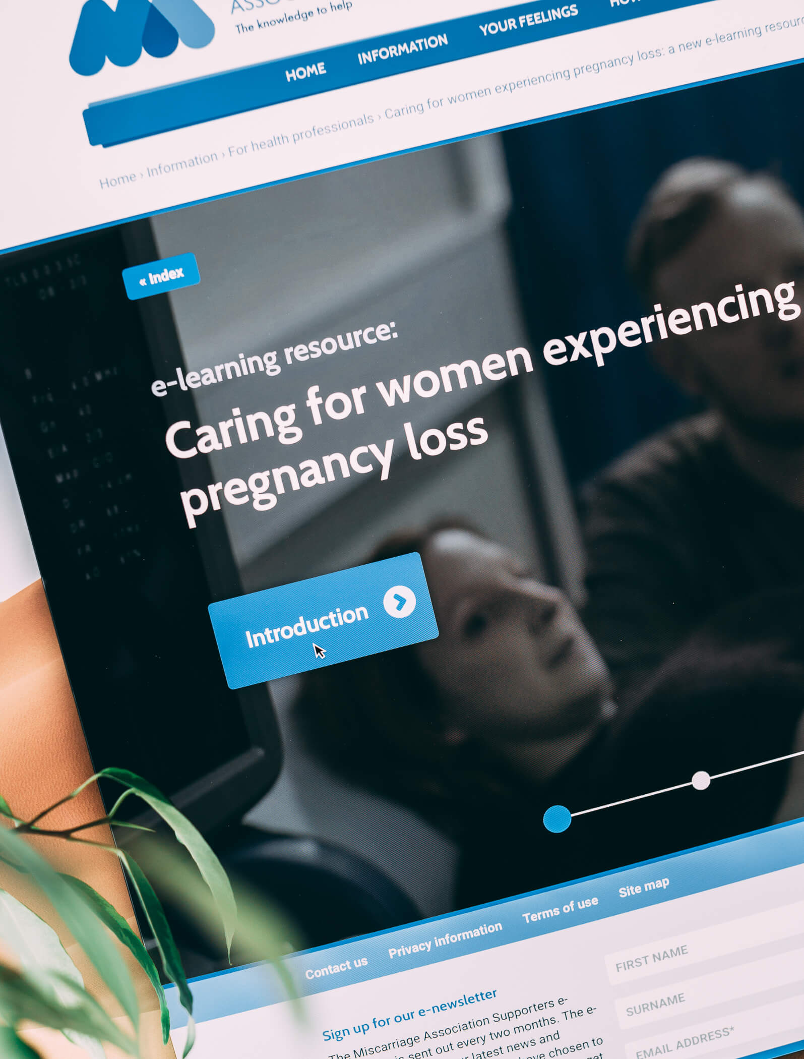 The Miscarriage Association e-learning module for health professionals